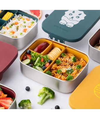 Caja Lunch acero inox Eco Rascals 1600 ml - Silbetika