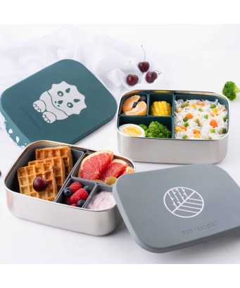 Caja Lunch acero inox Eco Rascals 1600 ml - Silbetika