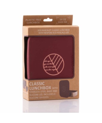 Caja Lunch acero inox Eco Rascals 1600 ml - Silbetika