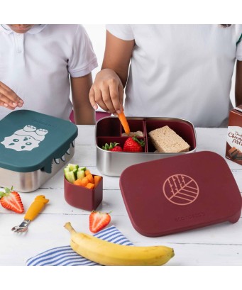 Caja Lunch acero inox Eco Rascals 1600 ml - Silbetika