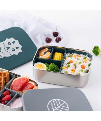 Caja Lunch acero inox Eco Rascals 1600 ml - Silbetika