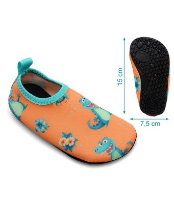 Kiokids Zapatos antideslizantes acuáticos cocodrilos naranja