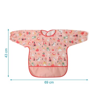 Babero impermeable con mangas KioKids +4 meses