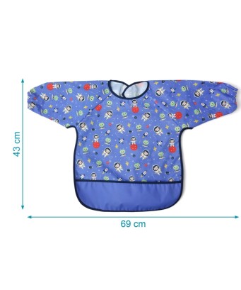 Babero impermeable con mangas KioKids +4 meses