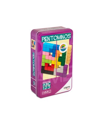 Pentominos metal Box + 5 años