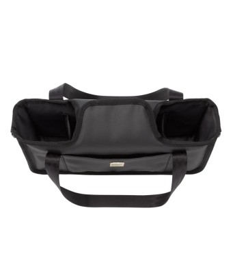 Organizador para cochecito Petunia Black Matte Leatherette