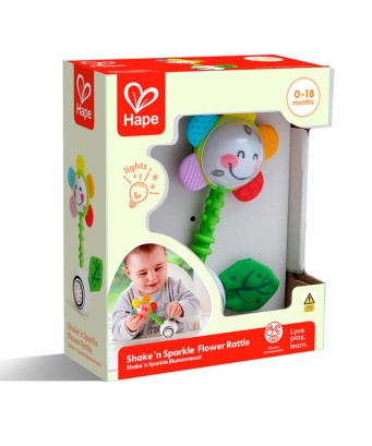 Hape Sonajero de Flor Agita y Brilla