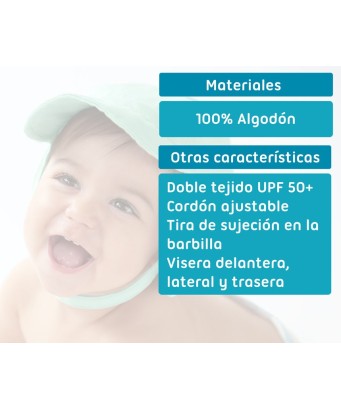 KioKids Gorro infantil con protección solar UPF50+ online