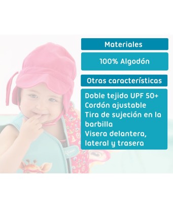 KioKids Gorro infantil con protección solar UPF50+ online