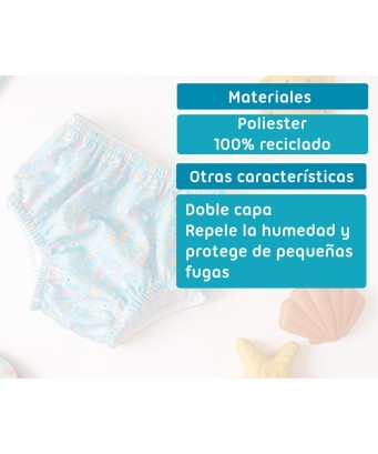 KioKids Bañador pañal con protección solar Ocean