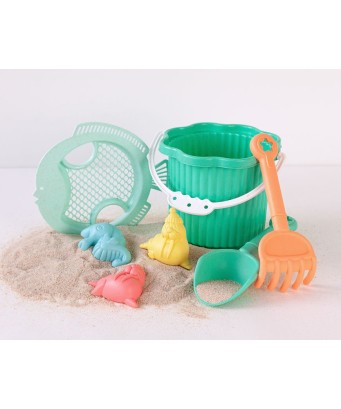 KioKids Set cubo de playa con 7 piezas +18 meses