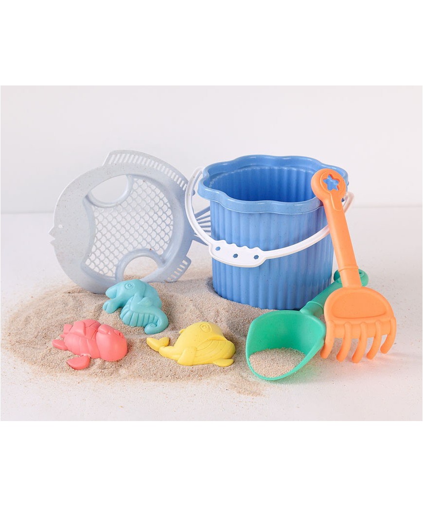 KioKids Set cubo de playa con 7 piezas