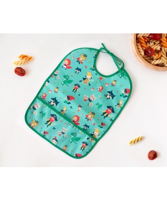 Babero impermeable de dibujos KioKids para bebés +4 meses