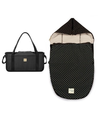 Pack Saco capazo de entretiempo Emily con bolso