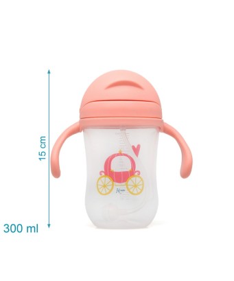 Kiokids Taza de aprendizaje con dibujos 300 ml +6 meses