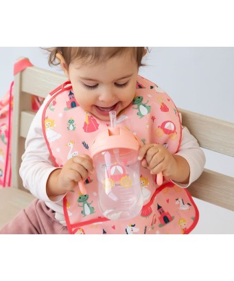 Kiokids Taza de aprendizaje con dibujos 300 ml +6 meses