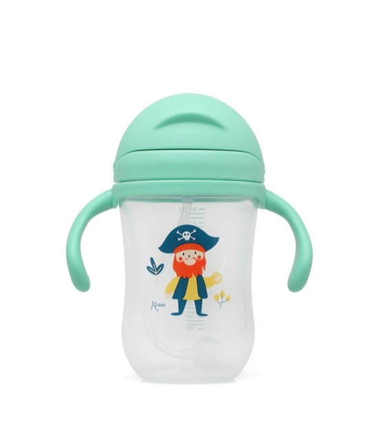 Kiokids Taza de aprendizaje con dibujos 300 ml