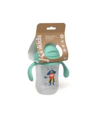 Kiokids Taza de aprendizaje con dibujos 300 ml +6 meses
