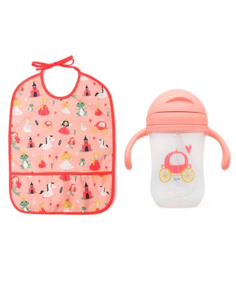 Pack Babero y Taza de aprendizaje Kiokids
