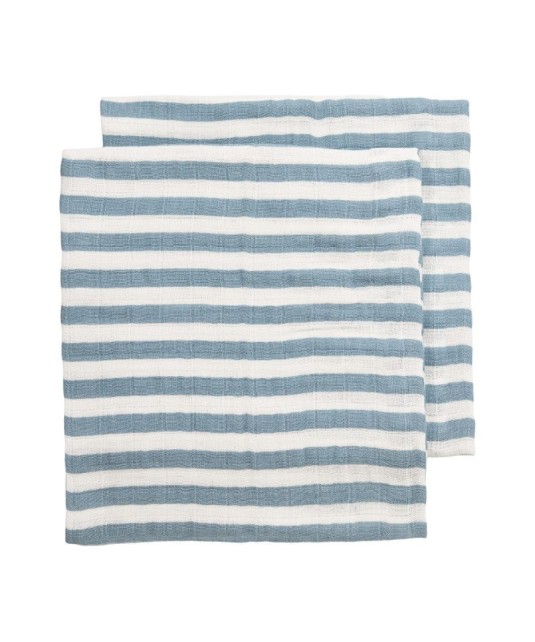 Meyco Pack 2 Muselinas Lav. Medianas Me-Fat Stripe