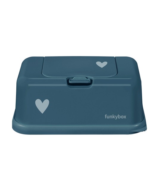 Funkybox Portatoallitas Azul Corazón