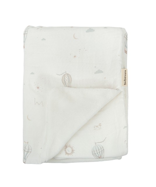 Bimbidreams Manta Microfibra Blue Sky para bebés