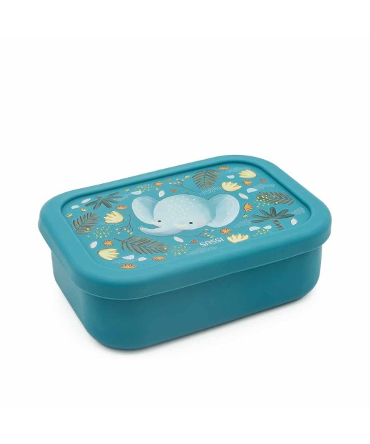 Sassi Caja almuerzo de silicona Elefante