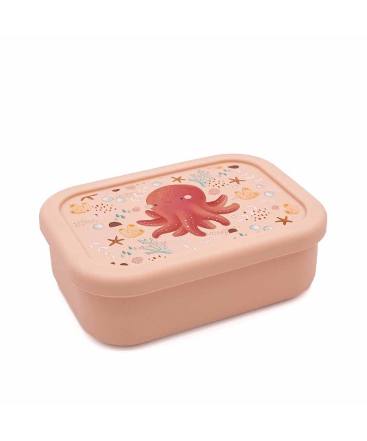 Sassi Caja almuerzo de silicona Pulpo