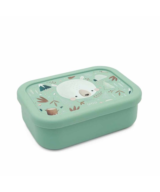 Sassi Caja almuerzo de silicona Oso polar
