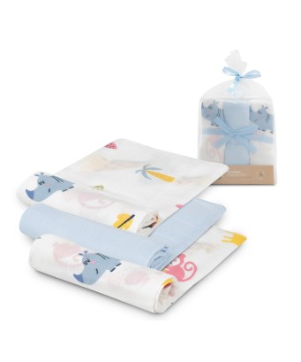 Interbaby Pack de 3 muselinas Jungle