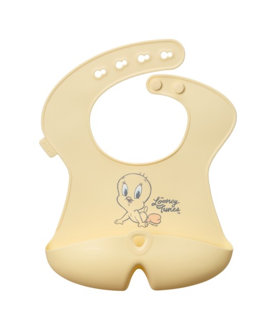 Babero silicona b.box Looney Tunes +4m