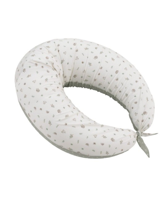Cojín de lactancia Luna Calma verde Cambrass 185 cm